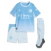 Manchester City Antoine Semenyo #42 Dětské Domácí dres komplet 2026-27 Krátký Rukáv (+ trenýrky)